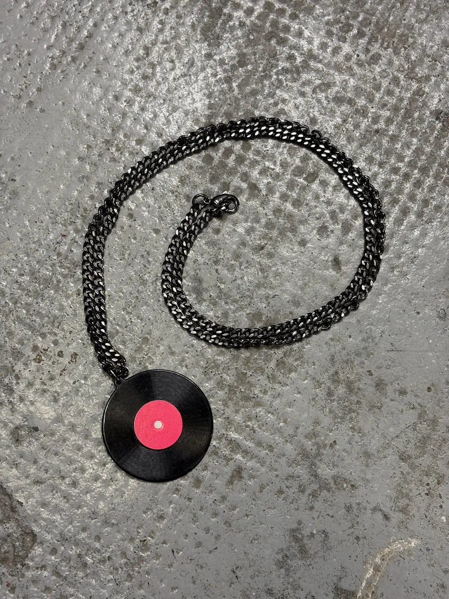 Jean Paul Gaultier Vinyl DJ Necklace lfyfYRF 0