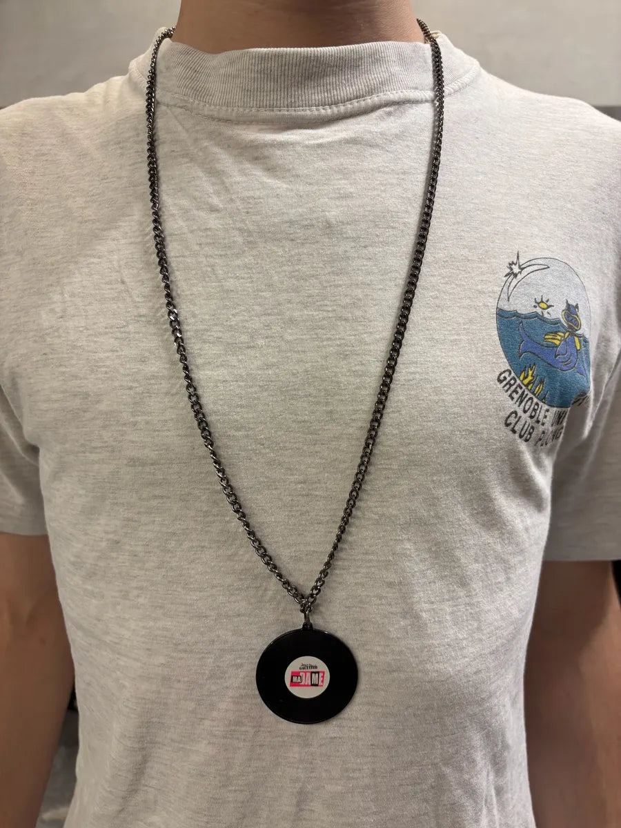 Jean Paul Gaultier Vinyl DJ Necklace lfyfYRF 3