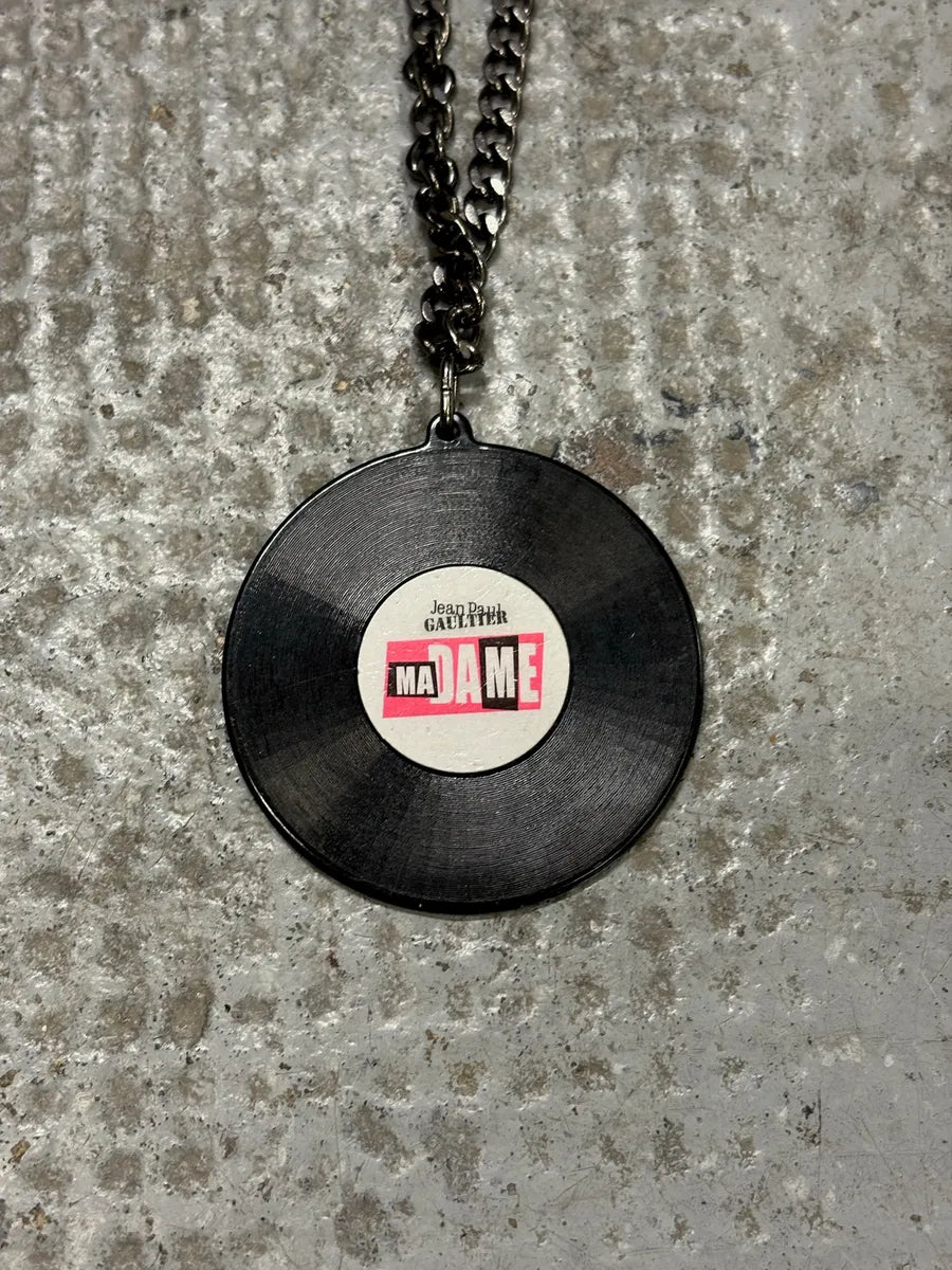 Jean Paul Gaultier Vinyl DJ Necklace lfyfYRF 4