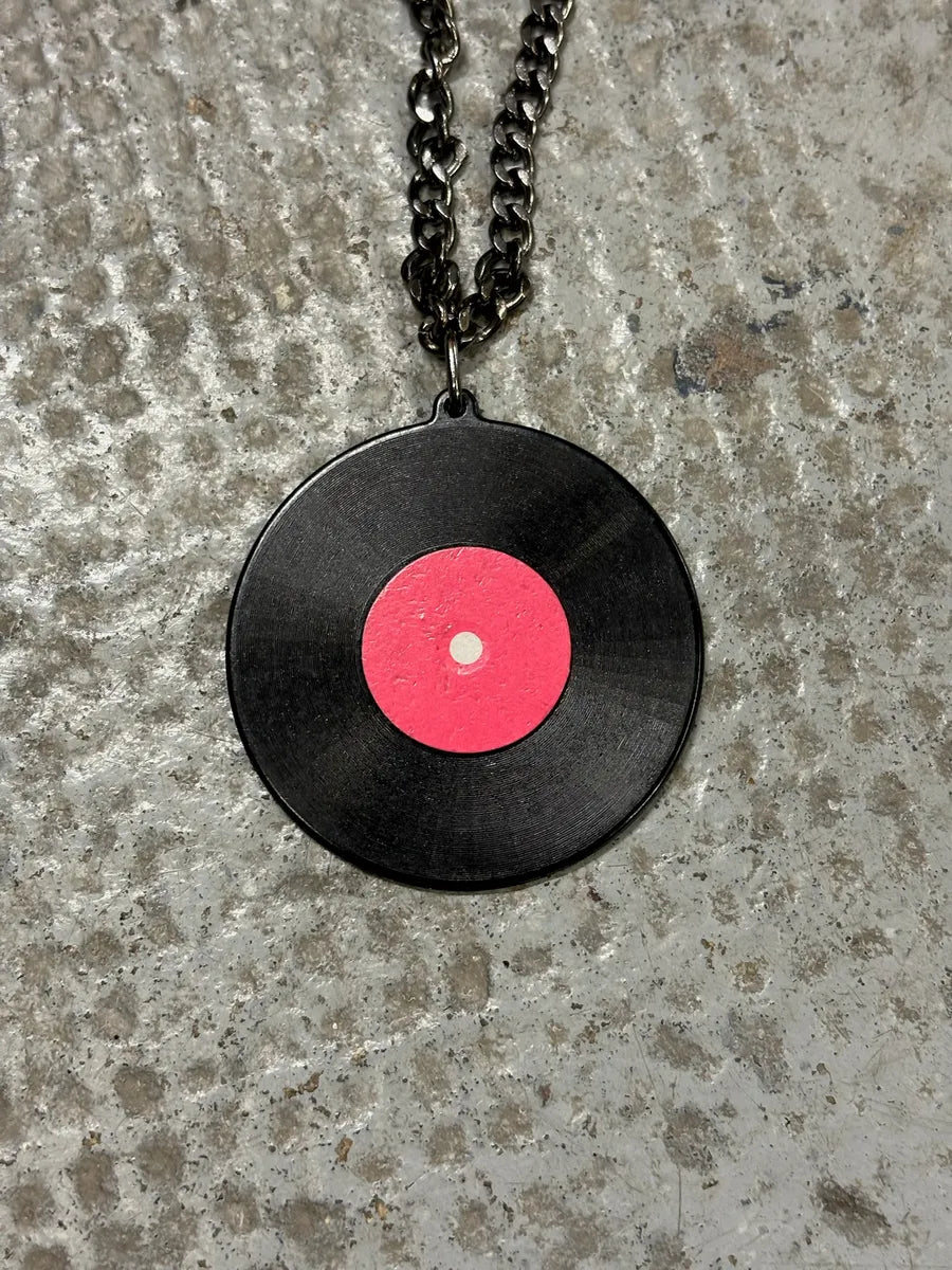 Jean Paul Gaultier Vinyl DJ Necklace lfyfYRF 5