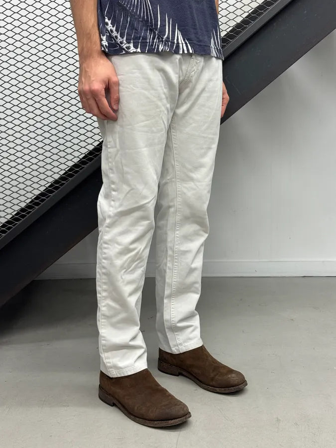 2000s Jean Paul Gaultier White Denim Jeans LlPNApU 2