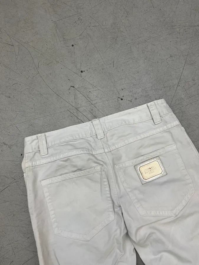 2000s Jean Paul Gaultier White Denim Jeans LlPNApU 10