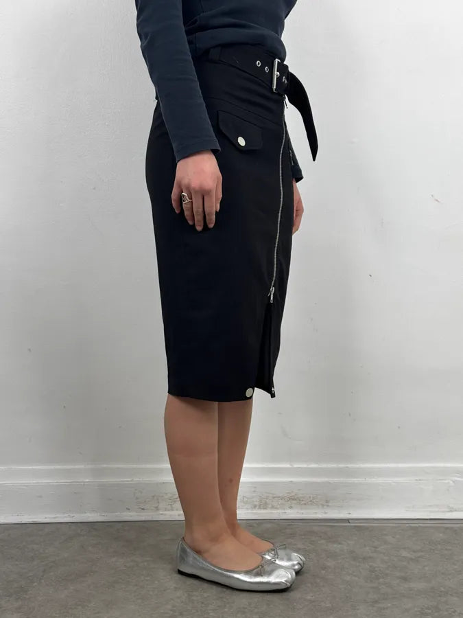 Jean Paul Gaultier x Lindex Black Utility Skirt Suosfhd 1