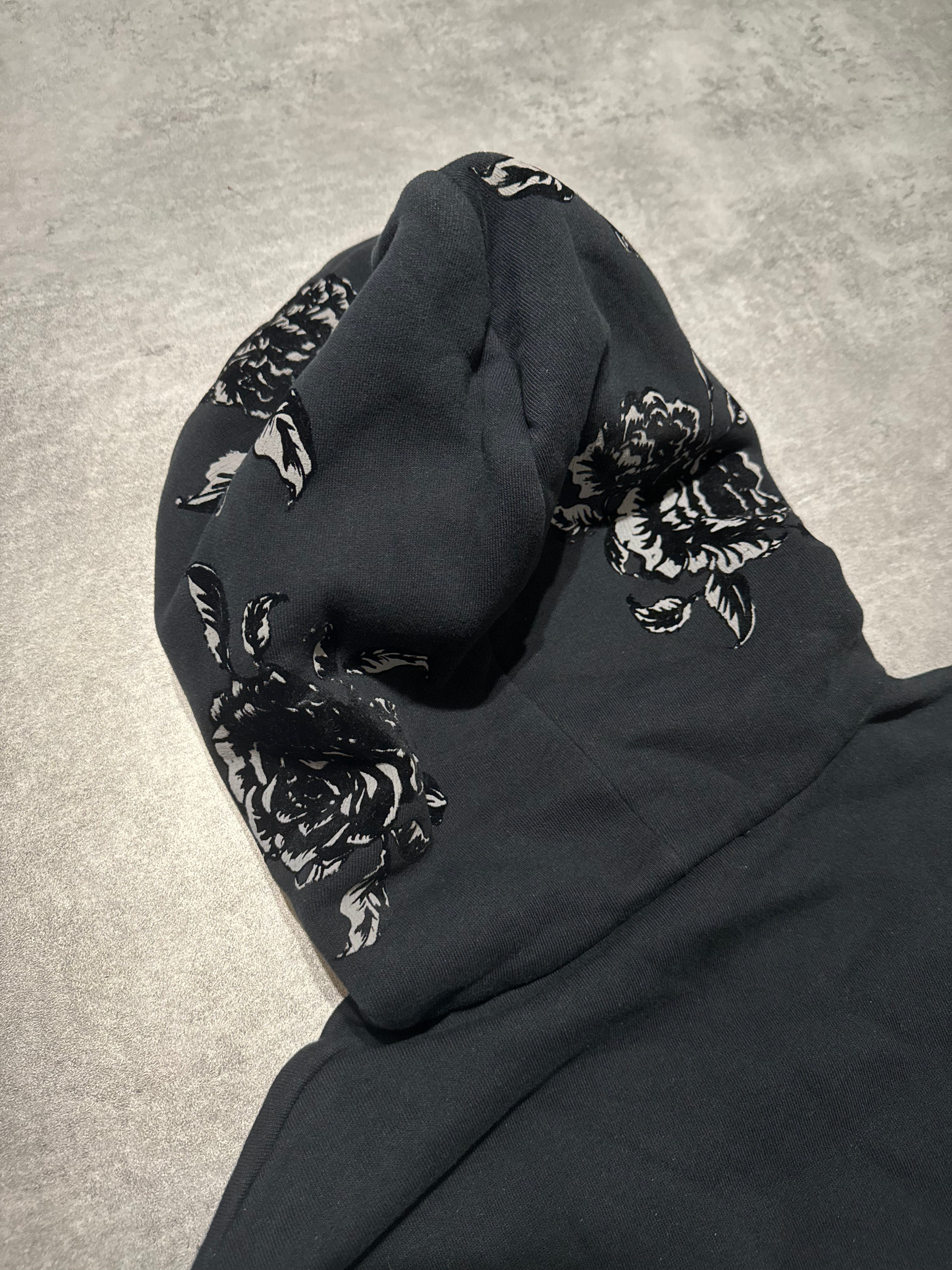 2000s Dolce & Gabbana Royal Black Primea Linea Relief Hoodie (M) - 6
