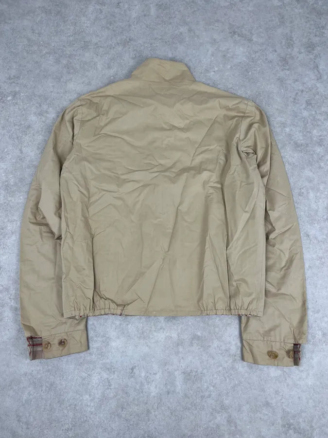Jil Sander Beige Cotton Reversible Bomber Jacket Plaid  jXGfNVu 8