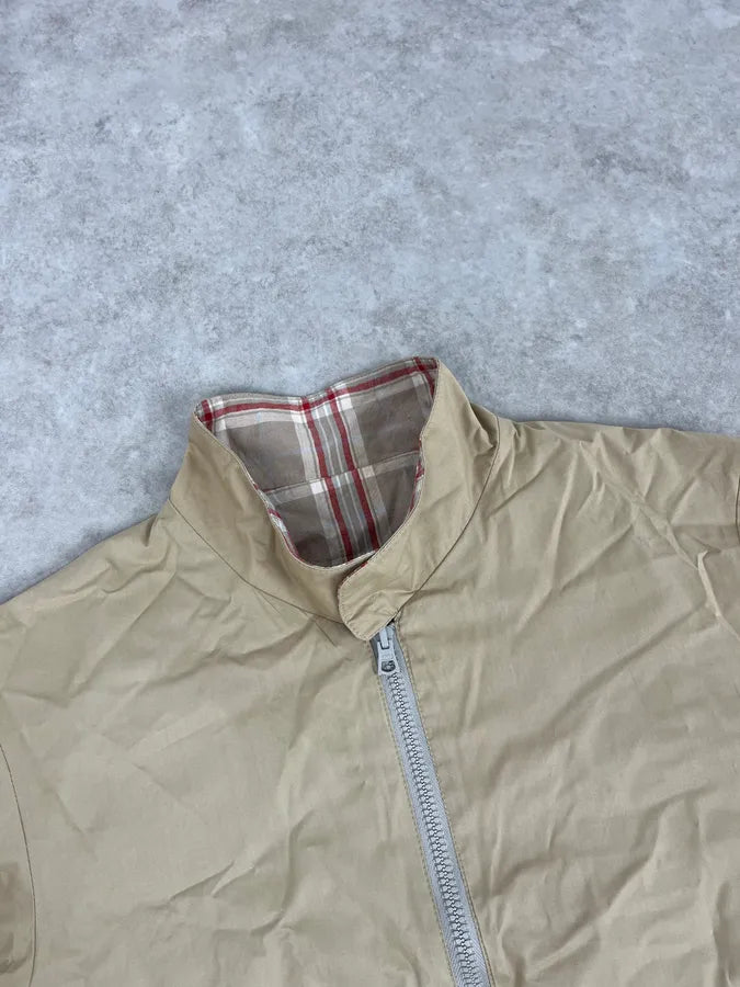 Jil Sander Beige Cotton Reversible Bomber Jacket Plaid  jXGfNVu 11