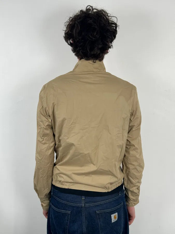 Jil Sander Beige Cotton Reversible Bomber Jacket Plaid  jXGfNVu 4