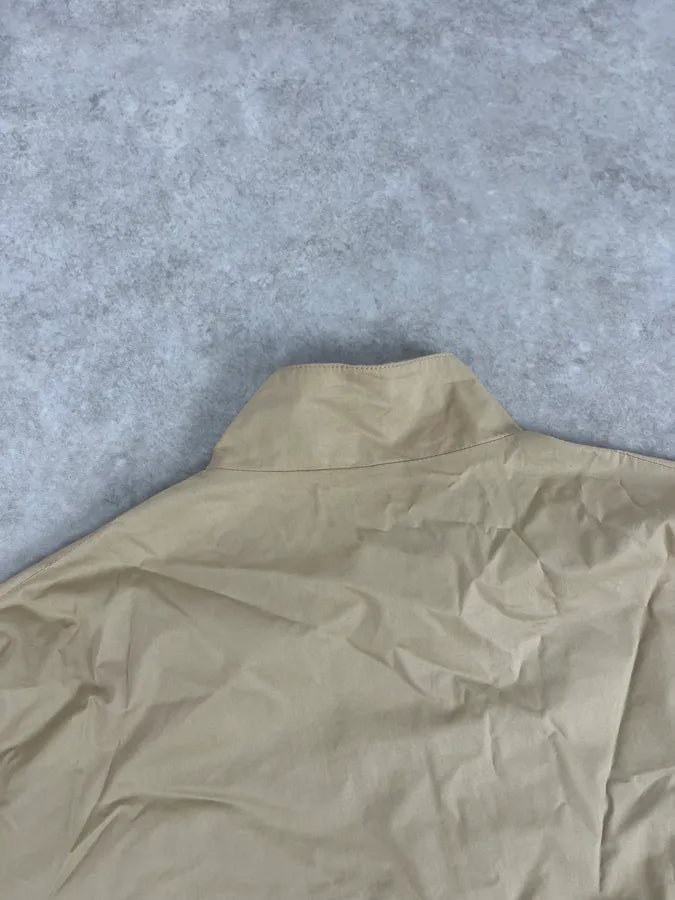 Jil Sander Beige Cotton Reversible Bomber Jacket Plaid  jXGfNVu 12