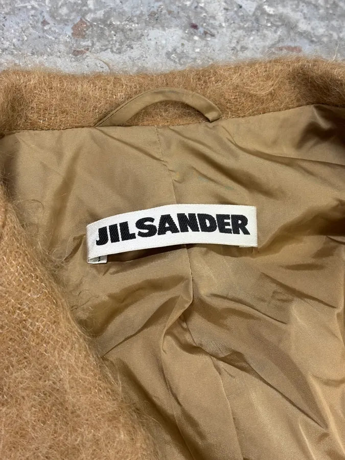 Jil Sander Beige Mohair Classy Long Coat tRsKfOw 9