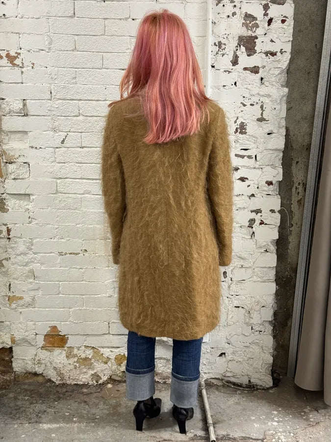 Jil Sander Beige Mohair Classy Long Coat tRsKfOw 2