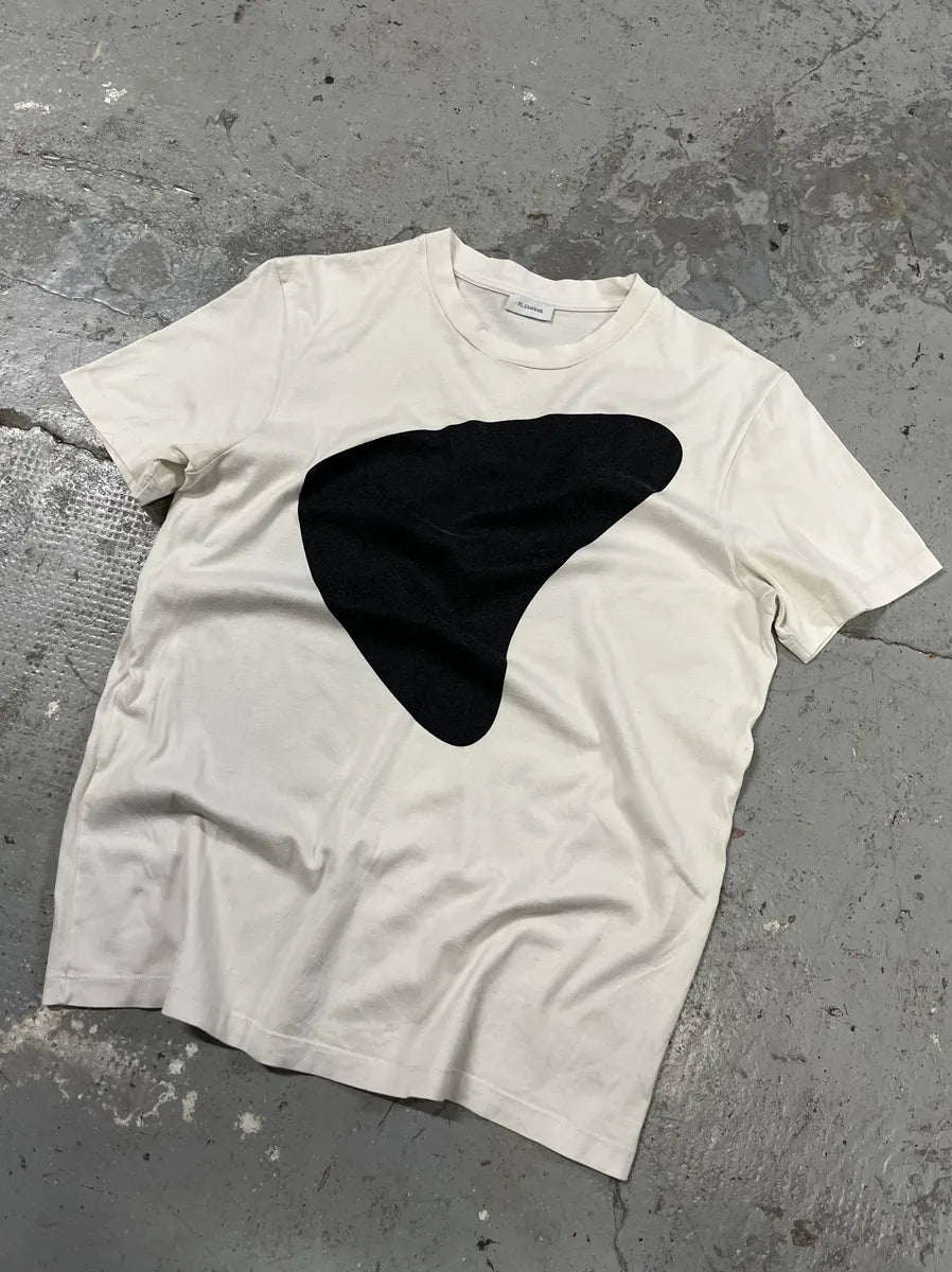 Jil Sander Black & White Contemporary Tee-Shirt (S) SzHAAzp 2
