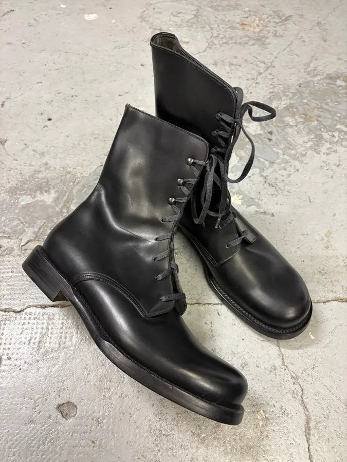 Jil Sander Black Ankle Leather Boots wrFQscm 4