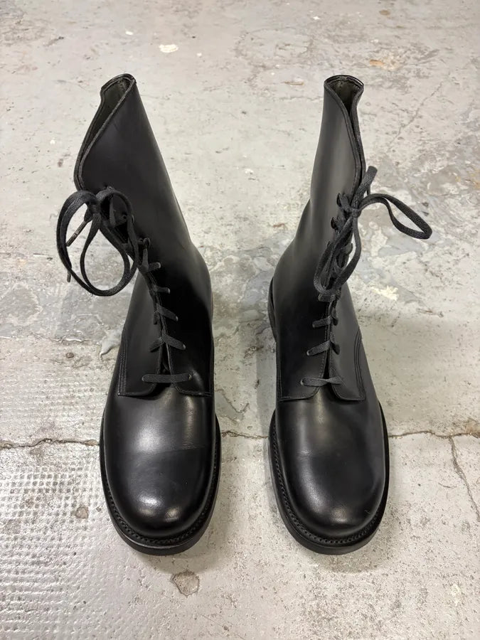 Jil Sander Black Ankle Leather Boots wrFQscm 1