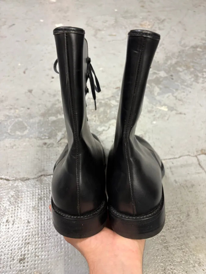 Jil Sander Black Ankle Leather Boots wrFQscm 6