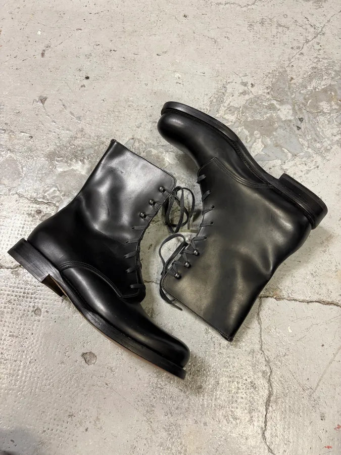 Jil Sander Black Ankle Leather Boots wrFQscm 5