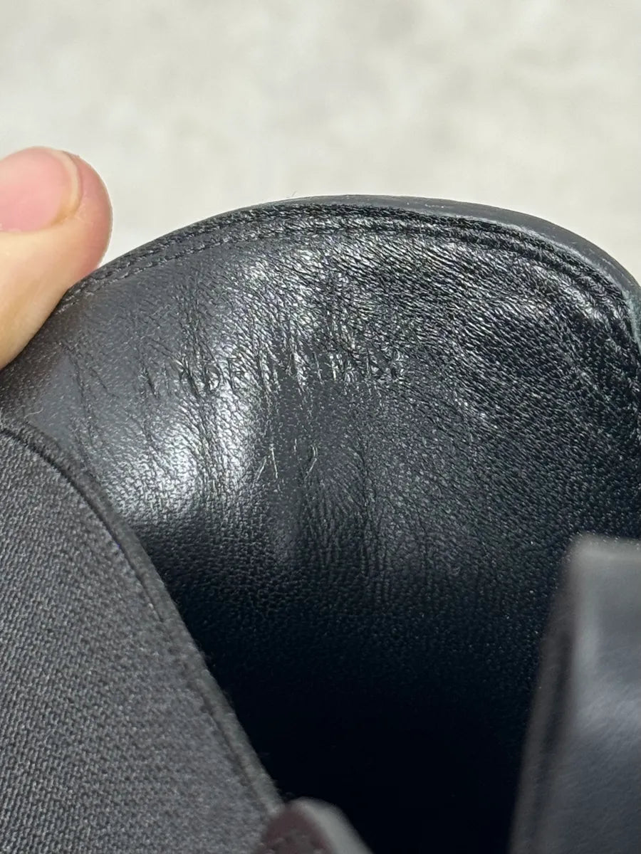 Jil Sander Black Ankle Leather Combat Boots IFOGlfO 6