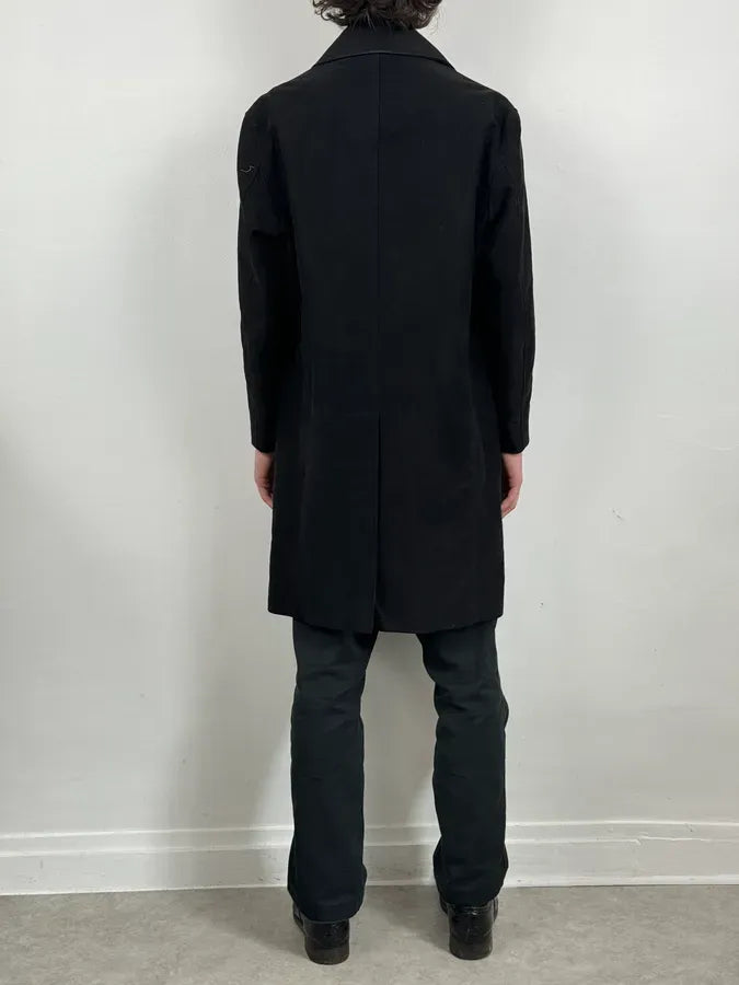 Jil Sander Black Cozy Buttoned Long Jacket fOvxgSK 1