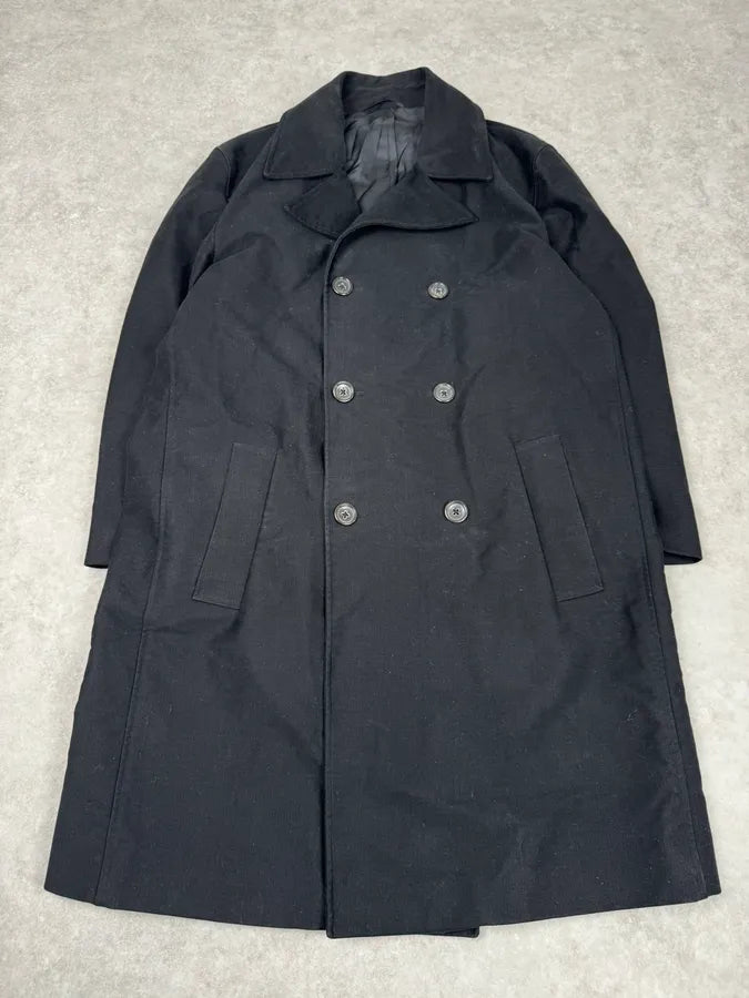 Jil Sander Black Cozy Buttoned Long Jacket fOvxgSK 3