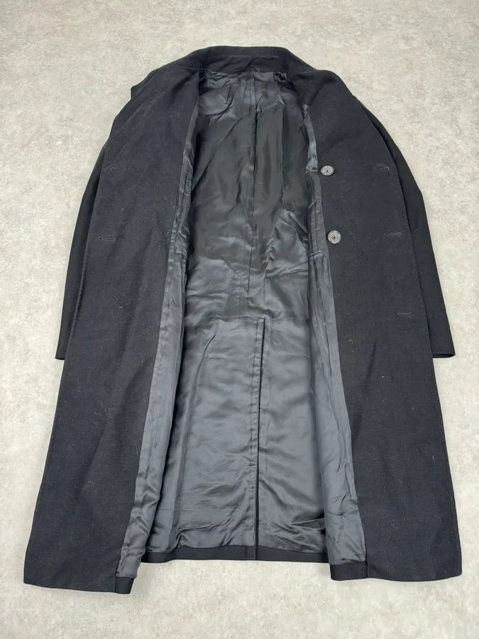 Jil Sander Black Cozy Buttoned Long Jacket fOvxgSK 7