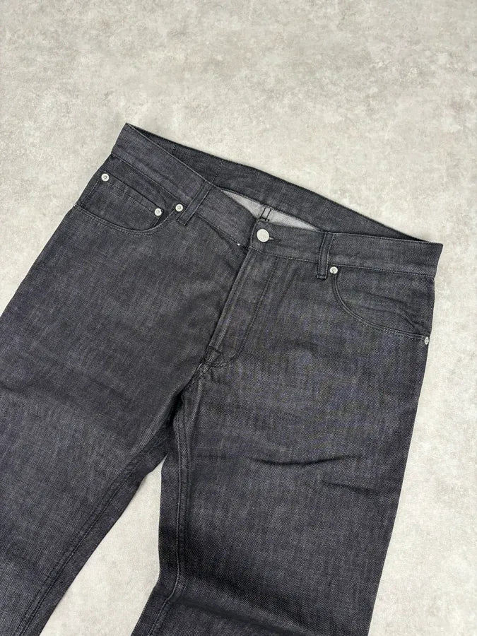 AW2007 Jil Sander Dark Grey Denim Straight Leg Jeans yZQnNjc 4