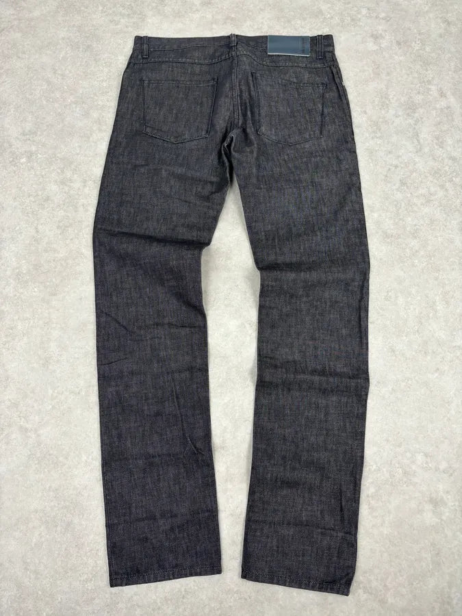 AW2007 Jil Sander Dark Grey Denim Straight Leg Jeans yZQnNjc 5