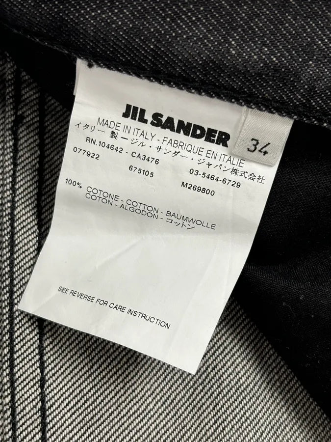 AW2007 Jil Sander Dark Grey Denim Straight Leg Jeans yZQnNjc 10