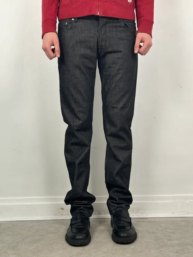 AW2007 Jil Sander Dark Grey Denim Straight Leg Jeans yZQnNjc 1