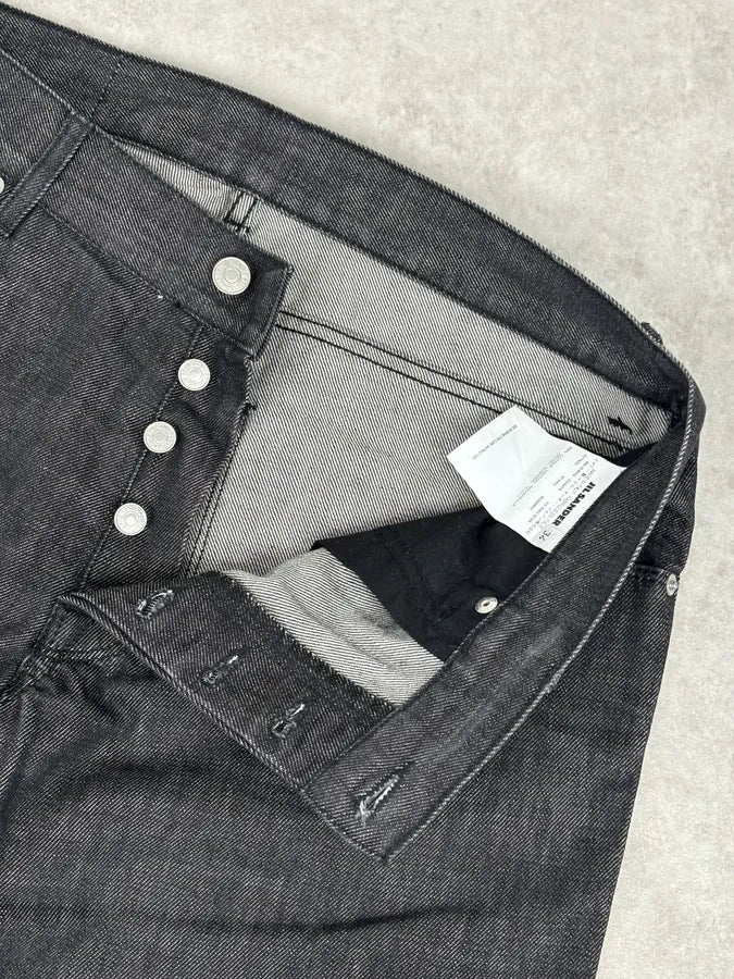 AW2007 Jil Sander Dark Grey Denim Straight Leg Jeans yZQnNjc 9