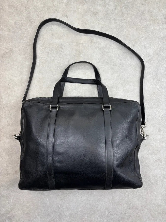 Jil Sander Black Leather Grained Handle Bag WDCJJUa 9