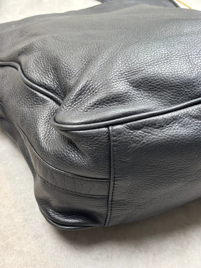Jil Sander Black Leather Hobo Shoulder Bag DAsnuwg 11