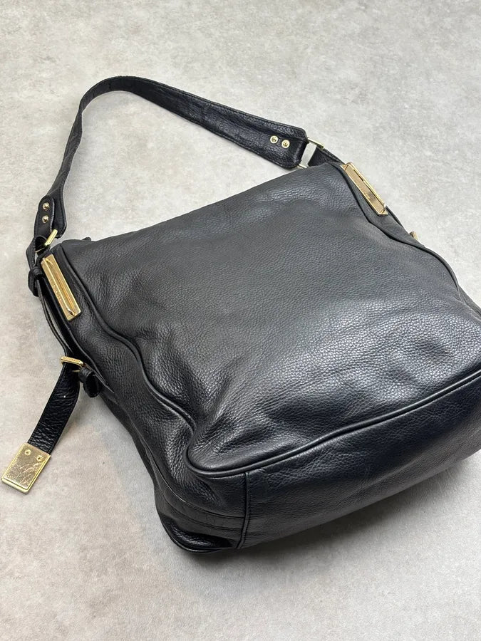 Jil Sander Black Leather Hobo Shoulder Bag DAsnuwg 9