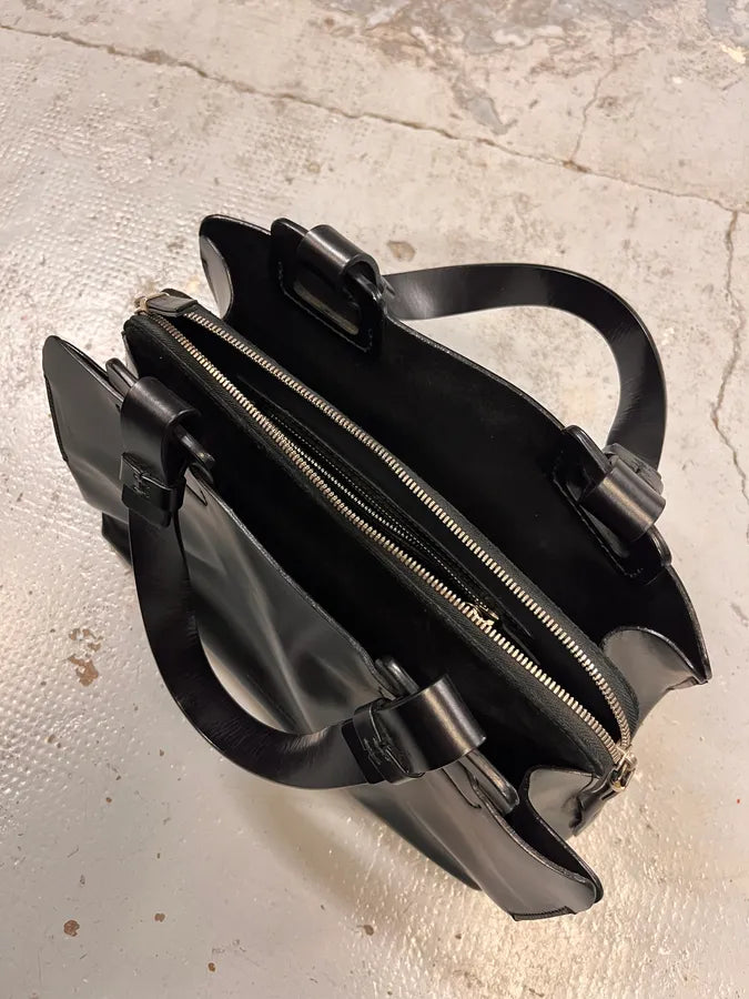 Jil Sander Black Pure Leather Handle Bag SIaSxjl 4