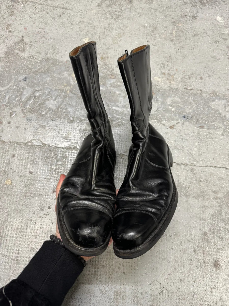 Jil Sander Black Pure Leather Premium Boots ryFqDjo 4