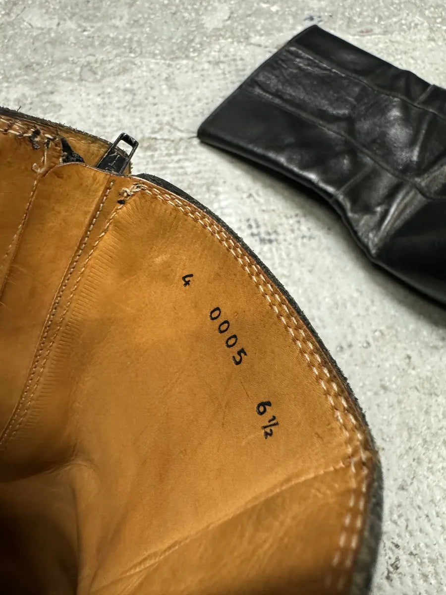 Jil Sander Black Pure Leather Premium Boots ryFqDjo 8