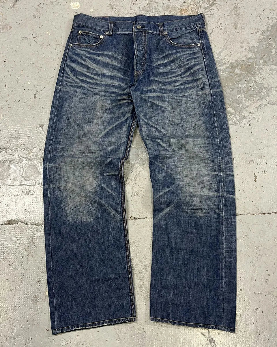 Jil Sander Blue Faded Denim Regular Jeans QRnPdZh 0