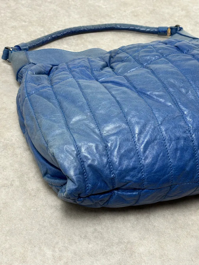 Jil Sander Blue Leather Handle Bag yqkdLws 11