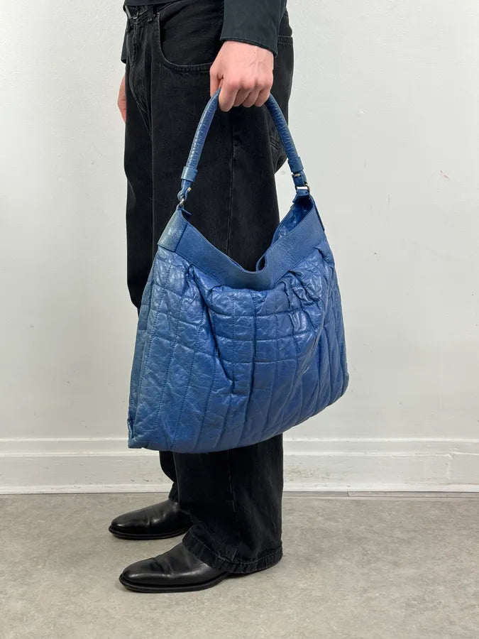 Jil Sander Blue Leather Handle Bag yqkdLws 1