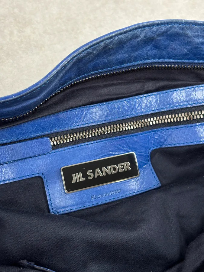 Jil Sander Blue Leather Handle Bag yqkdLws 12