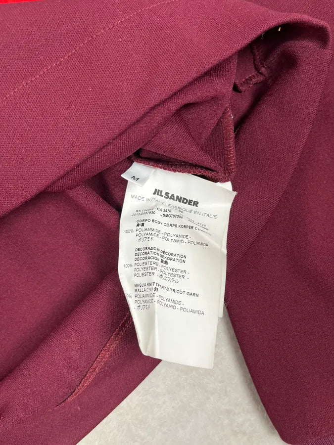 Jil Sander Bordeaux Contemporary Sweater hJyEFUe 7