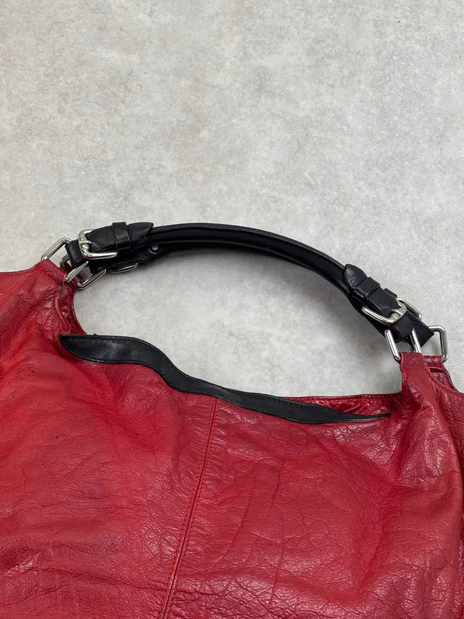 Jil Sander Bordeaux Leather Handle Bag bIrvqMi 8