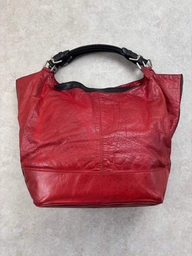 Jil Sander Bordeaux Leather Handle Bag bIrvqMi 7