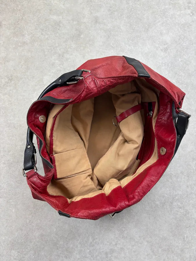 Jil Sander Bordeaux Leather Handle Bag bIrvqMi 14