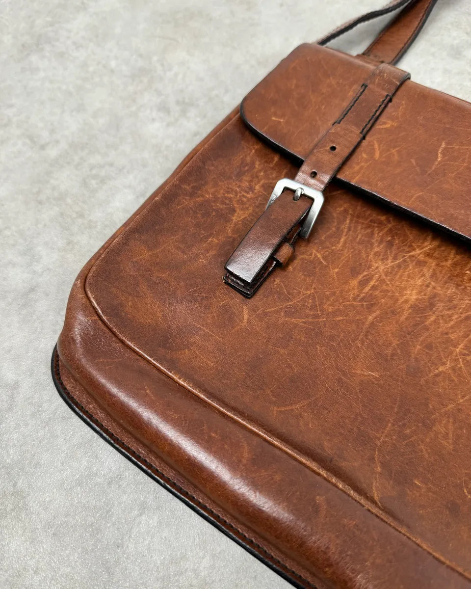 Jil Sander Brown Leather Handle Bag yzjpqAw 5