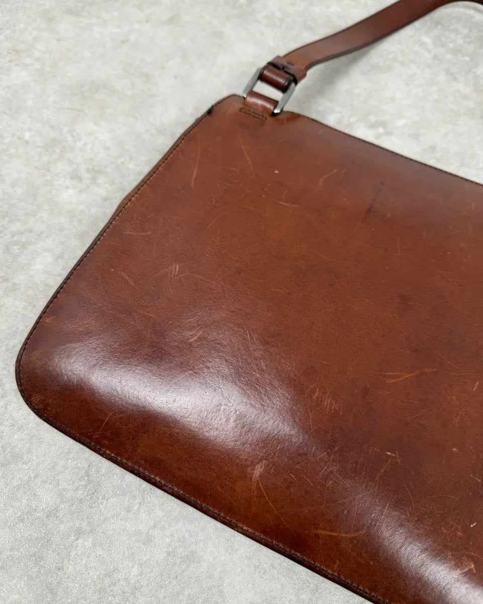 Jil Sander Brown Leather Handle Bag yzjpqAw 8