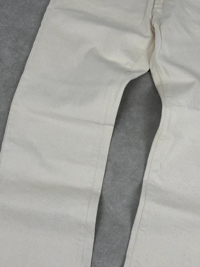2010s Jil Sander Creamy Beige Straight Denim Jeans jaBIRvH 9