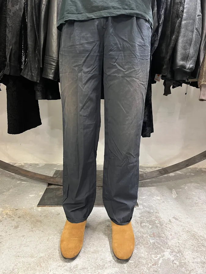 Jil Sander Faded Black Soft Belted Pants (S/M) BXJrAIe 1