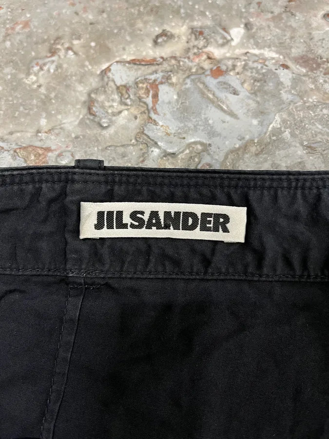 Jil Sander Faded Black Soft Belted Pants (S/M) BXJrAIe 7