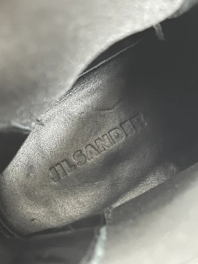 Jil Sander Green Classy Leather Chelsea Boots WLsuIPS 7