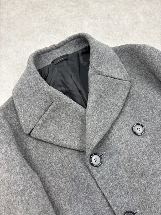 SS2013 Jil Sander Grey Wool Peacoat Caban XxkhCyw 4
