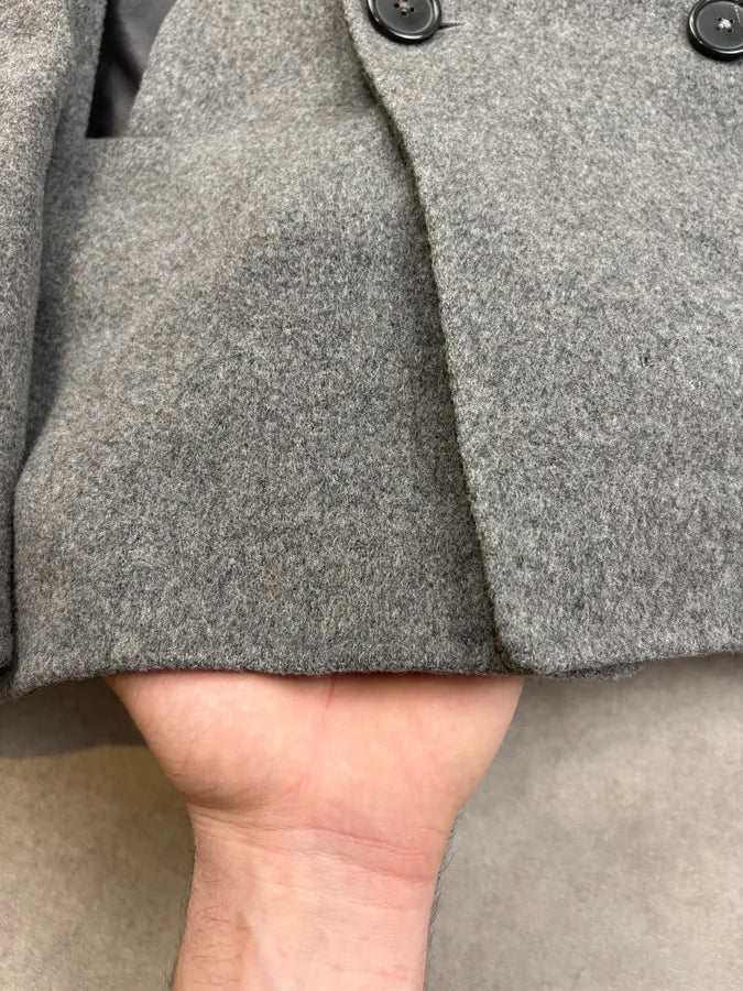 SS2013 Jil Sander Grey Wool Peacoat Caban XxkhCyw 8